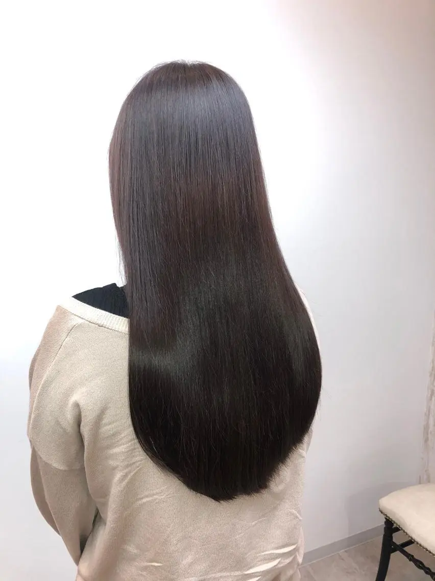 ロング カラー 髪質改善特化 ESSENCIAのヘアスタイル