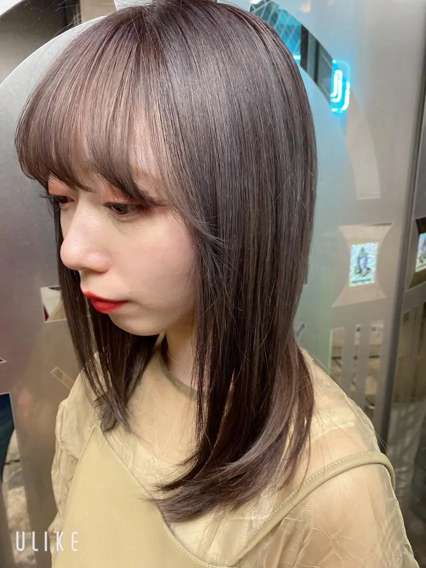 ミディアム カラー ヘアアレンジ Ameri/髪質改善 /韓国ヘア🇰🇷のヘアスタイル