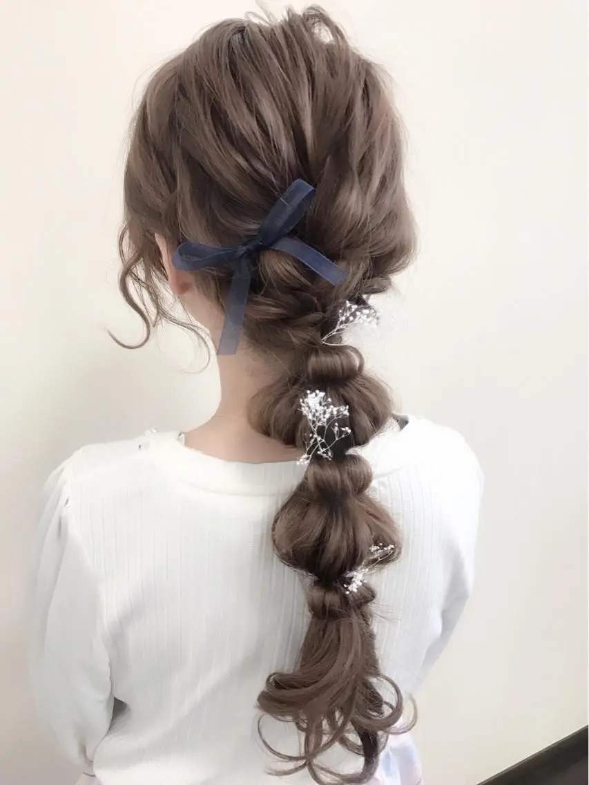 ロング ヘアアレンジ 沢田 瞳のヘアスタイル