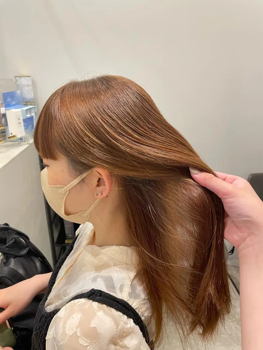 セミロング レイヤーカット 🌱 はるかのヘアスタイル