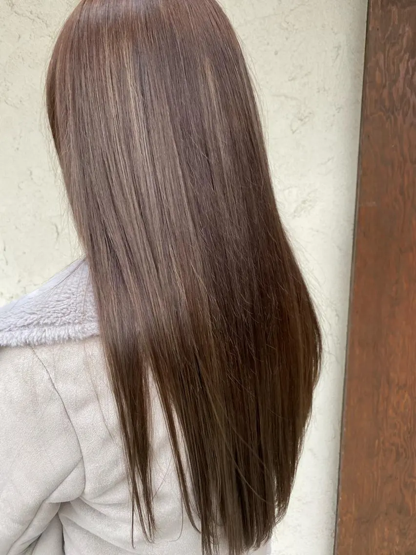 ロング 艶カラー💎 髪質改善🎈アトワのヘアスタイル