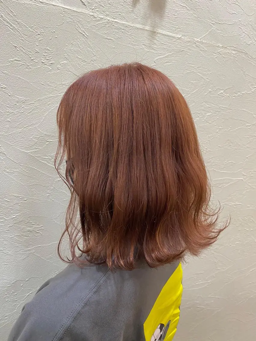ミディアム カラー ベージュカラー カット ヘアカラー トリートメント ENIF ヤマグチアツコのヘアスタイル