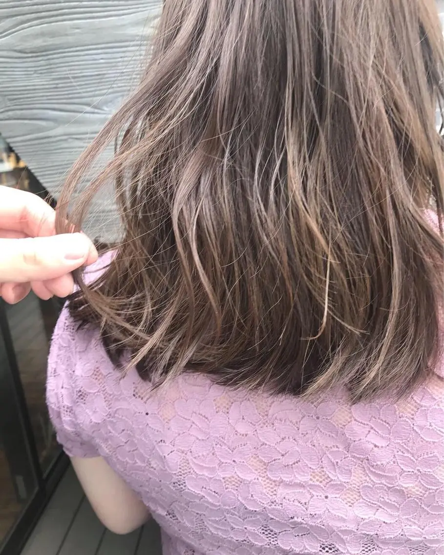 ミディアム ヒラヤマ ユウスケのヘアスタイル