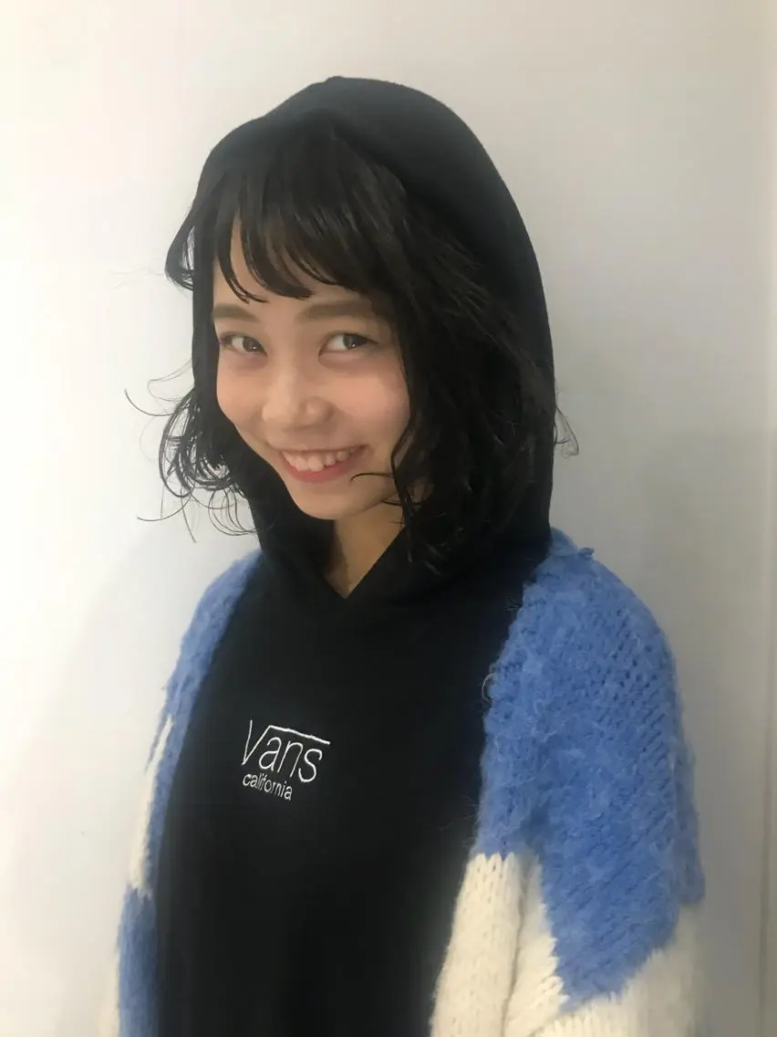 パーマ 💓パーマ，💗 レイヤーカットのヘアスタイル