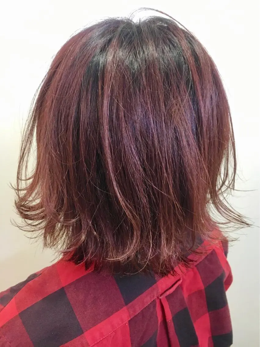 ショート ヘアカラー 永井 大希のヘアスタイル