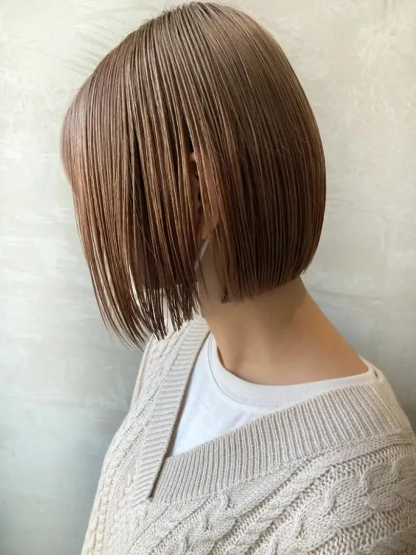 ミディアム カラー カット LOOP 佐藤のヘアスタイル