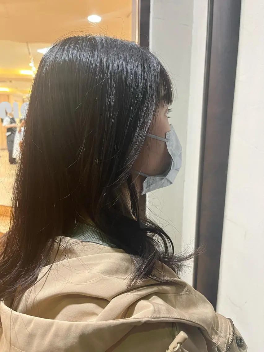 ロング 田畑 優希のヘアスタイル