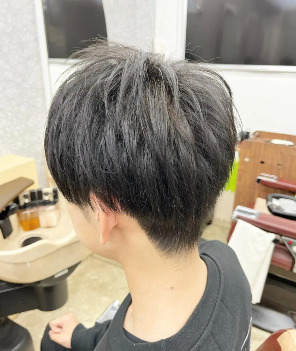 ミディアム メンズ 森田 健一のヘアスタイル