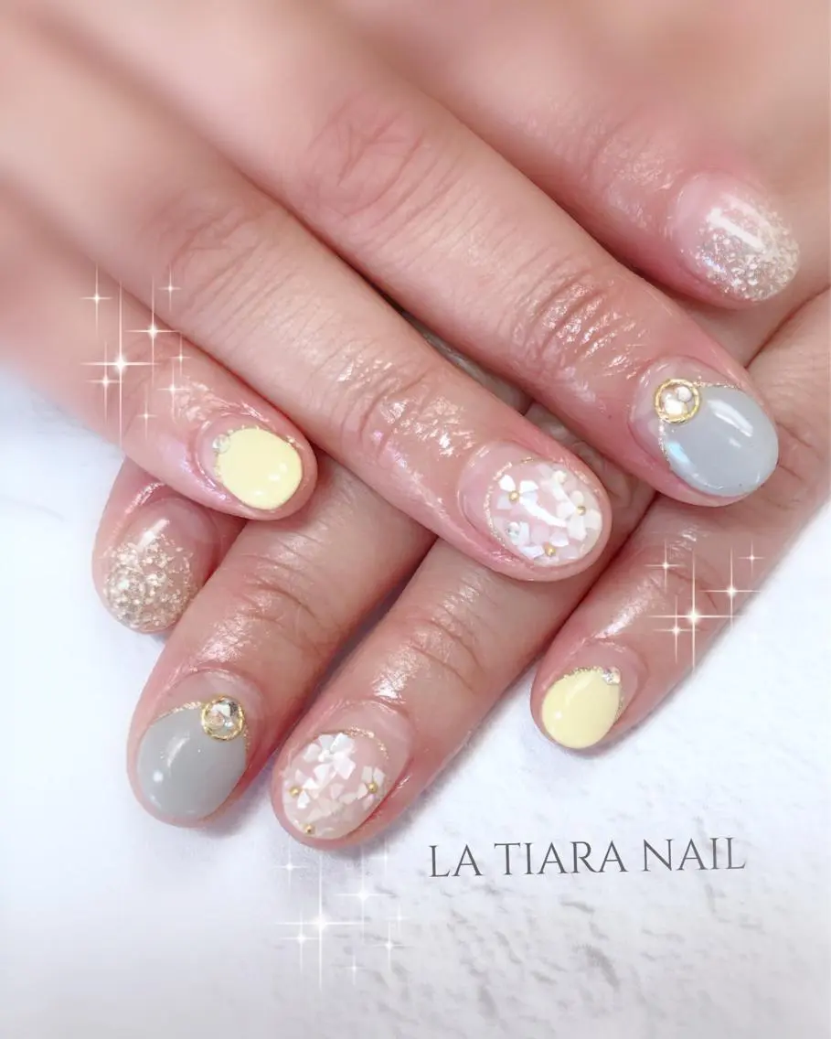 ネイル ハンドネイル Blue bird  nailのネイルデザイン