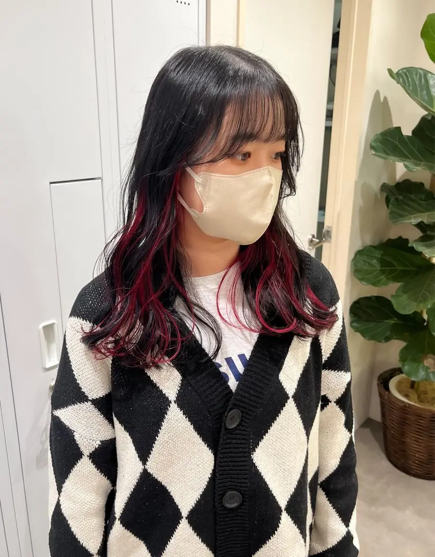 カラー カット ヘアカラー 河原 楓樹のヘアスタイル