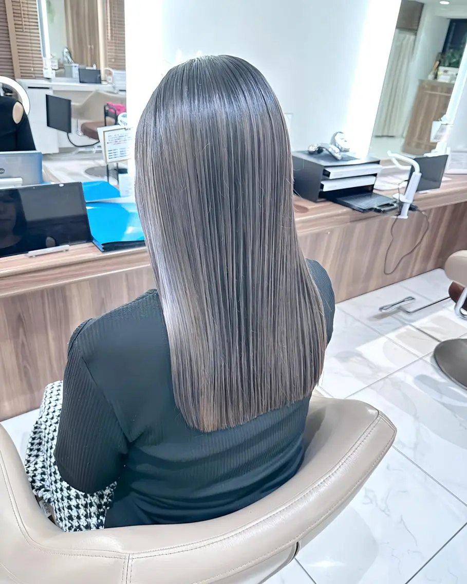 ロング カラー 髪質改善 ヘアカラー トリートメント 菅野翔汰/髪質改善 カラー/ブリーチのヘアスタイル