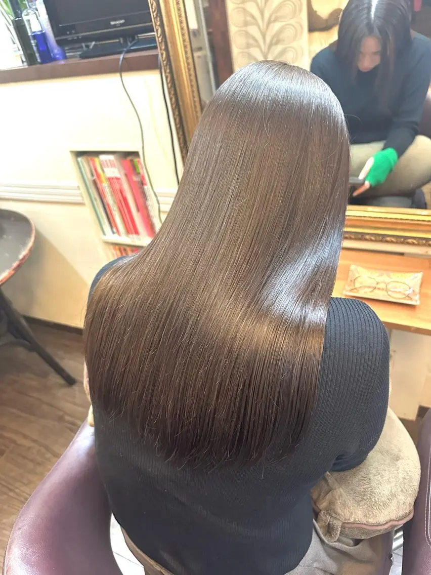 ロング カラー ヘアカラー トリートメント ヘッドスパ 🌱ケミカル美容師 未来を綺麗に🌱優吾のヘアスタイル