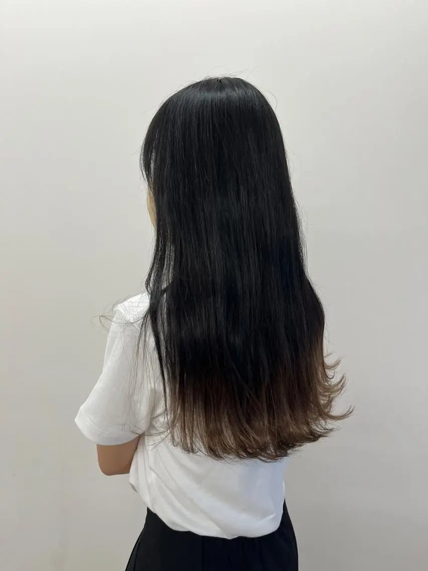 ロング カラー 韓国好き🇰🇷 美容師MIKUのヘアスタイル