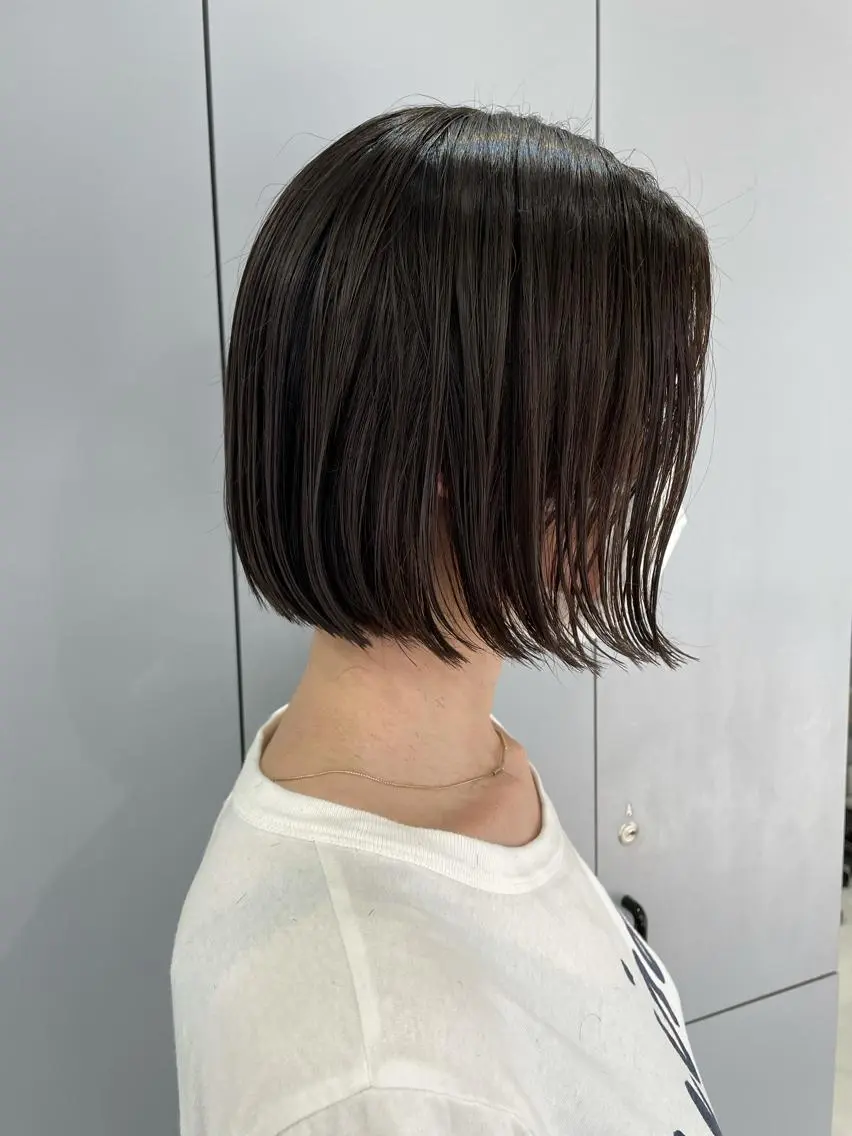 ショート ボブ カット トリートメント 狩野 羅夢のヘアスタイル