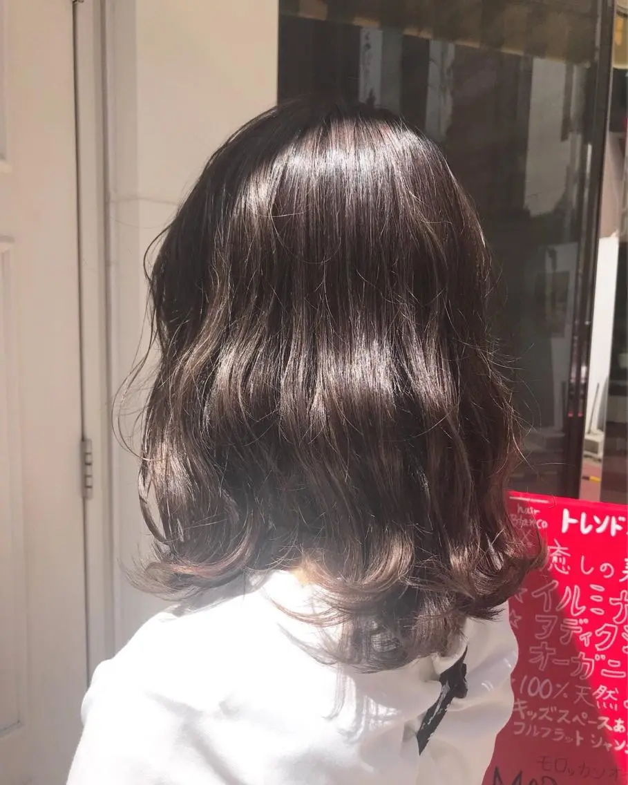 ミディアム カラー ベージュカラー ブラウンカラー 🫟Blanco🫟 Color&Careのヘアスタイル