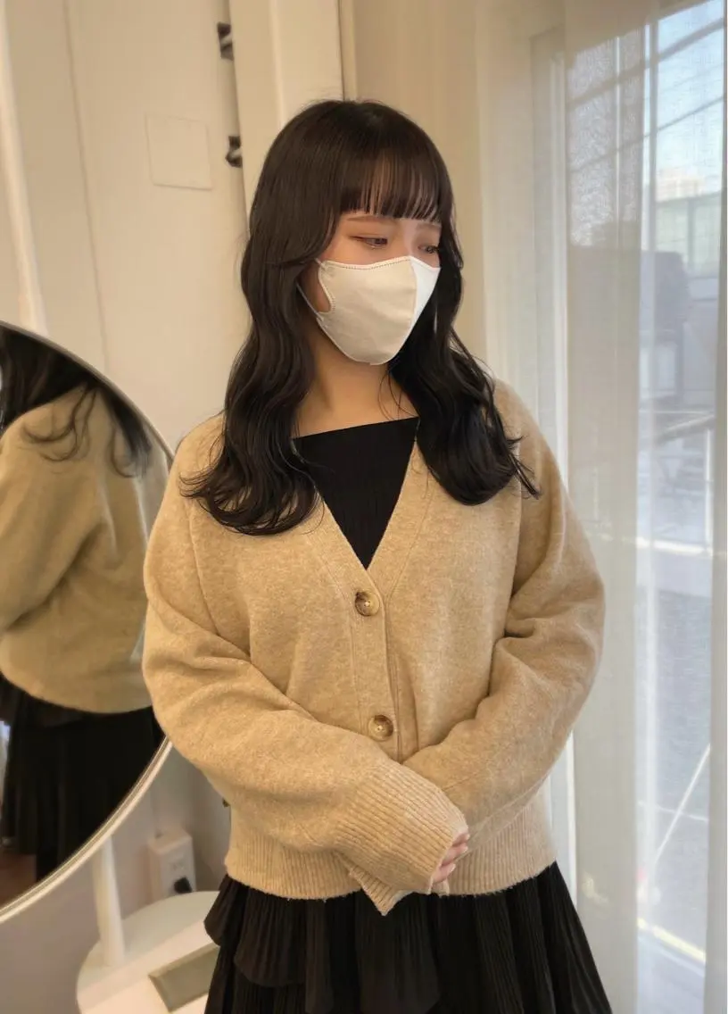 ロング カラー 透明感カラー カット ヘアカラー トリートメント レイヤーカット🎀 kanaのヘアスタイル
