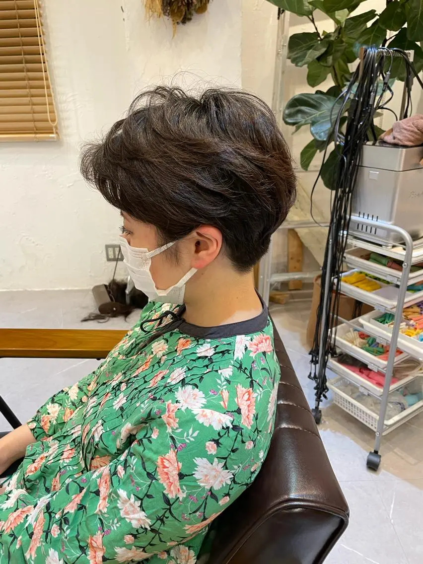 ショート 應後 健一のヘアスタイル