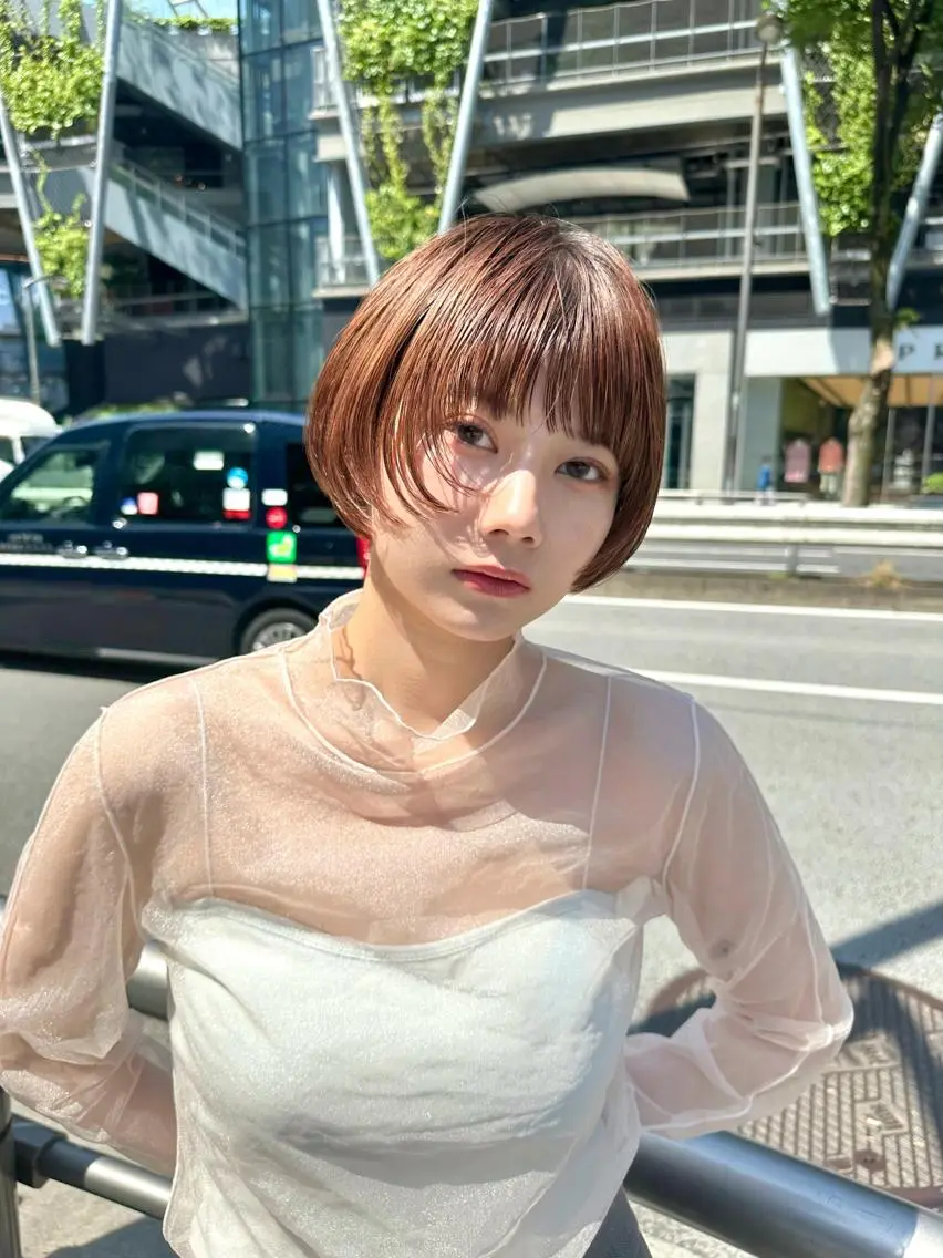 ショート カット 骨格診断で絶対可愛い ✨丸みショート✨凌弥のヘアスタイル