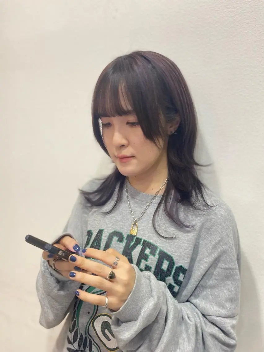 ミディアム カラー ハイライトカラー ハイライト ⭐️カラー特化⭐️ 安達佑紀のヘアスタイル