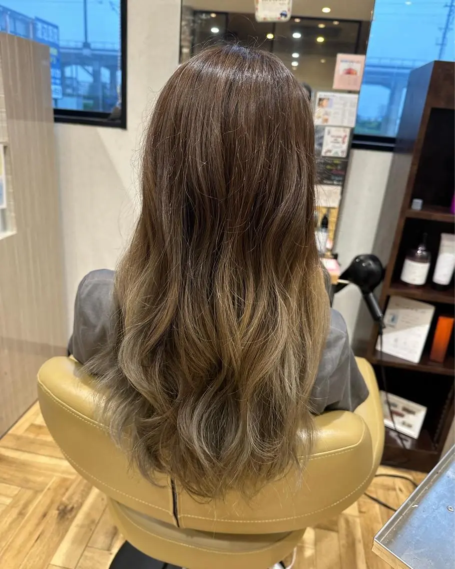 ロング カラー カット ヘアカラー arl 豊田店のヘアスタイル