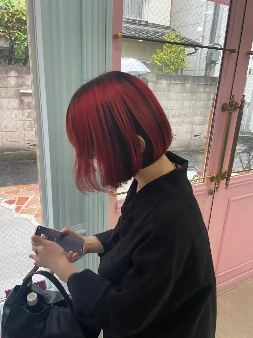 ショート カラー カット ヘアカラー トリートメント ヘッドスパ ヘアセット 柔らかカラー/ 縮毛矯正YUTO🧋のヘアスタイル