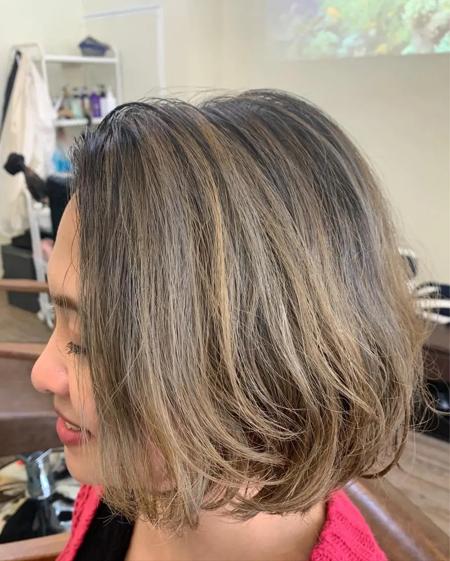 ショート カラー ヘアカラー トリートメント 鶴見 和美のヘアスタイル