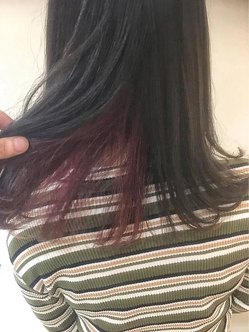 カラー ピンクカラー 永井 大希のヘアスタイル
