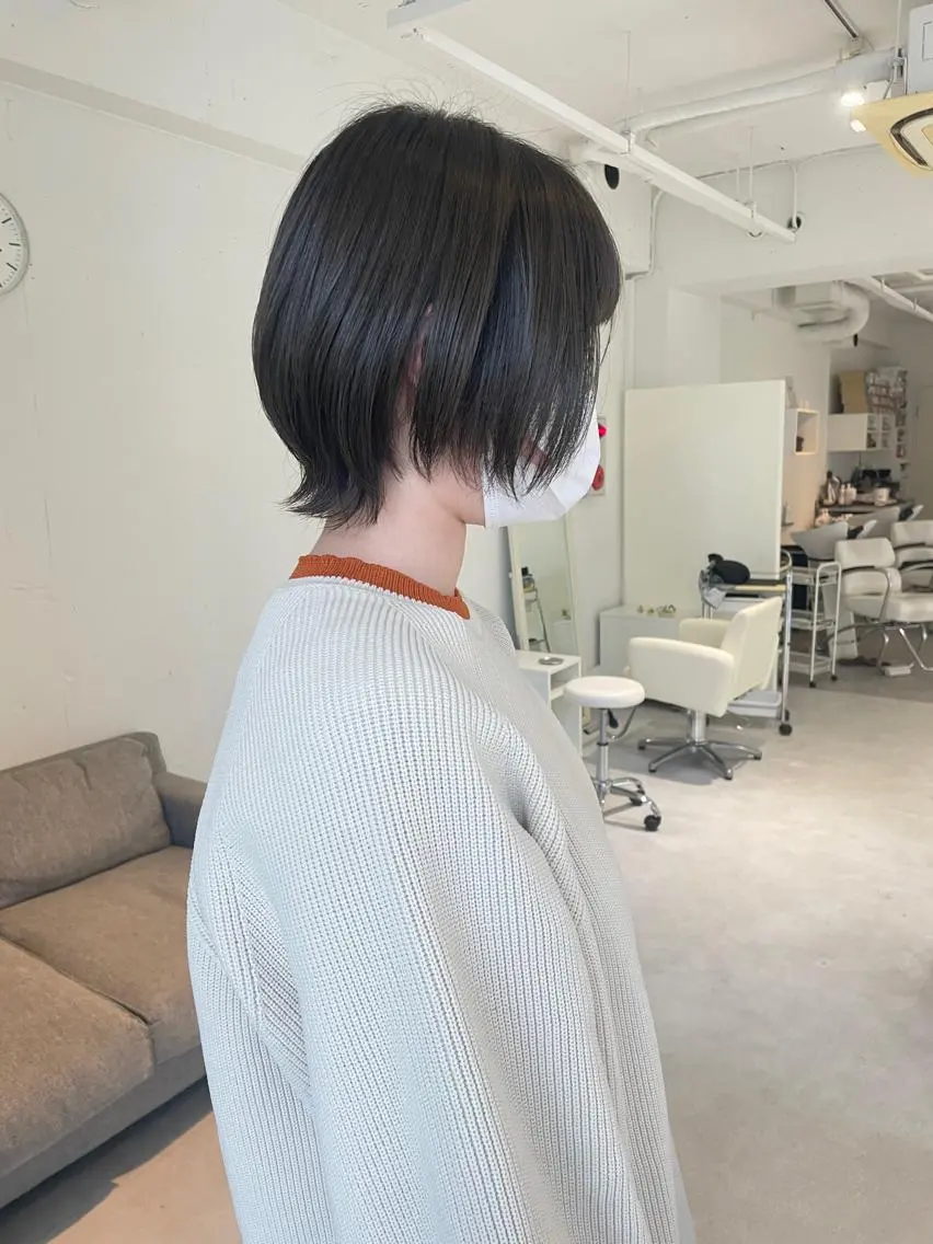 ショート ショートヘア ウルフカット TAAN HAIR こばしのヘアスタイル