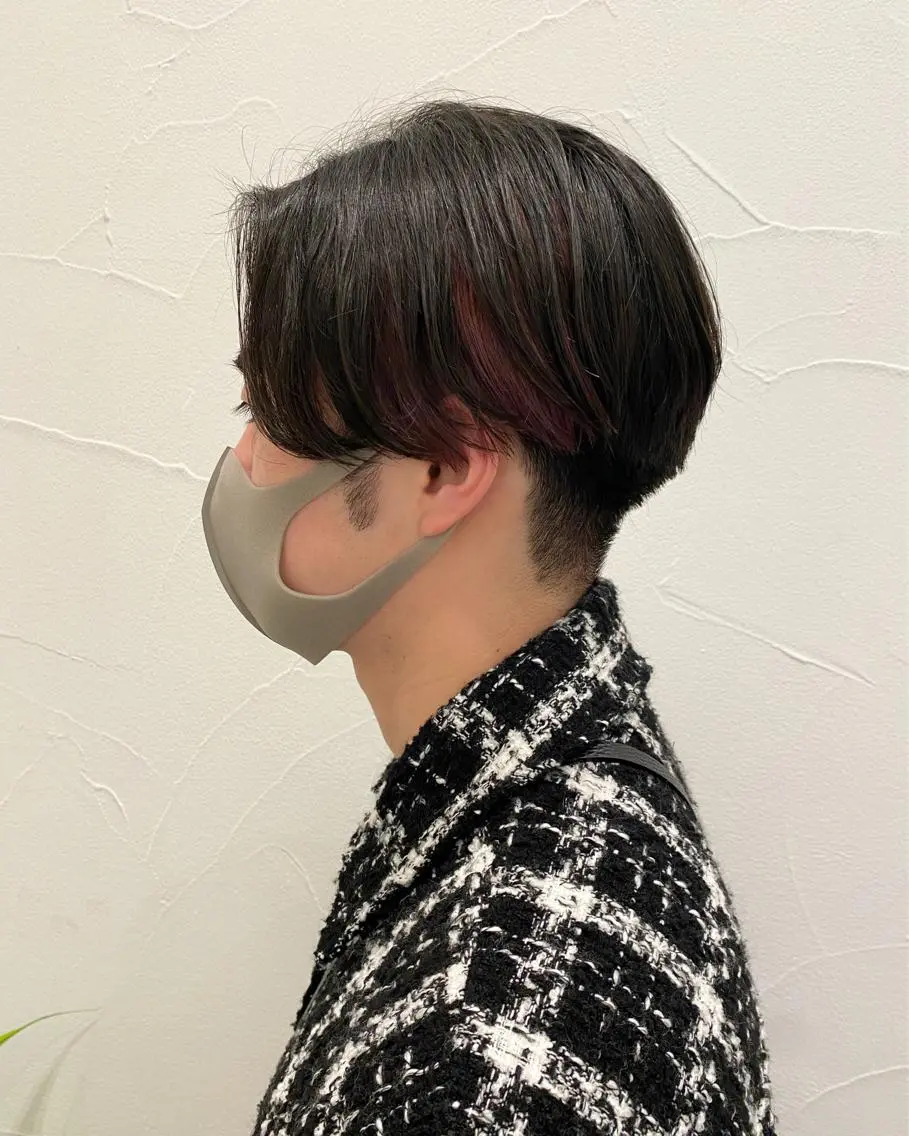 カラー メンズ メンズインナーカラー インナーカラー Ash中目黒店 榊間茜のヘアスタイル