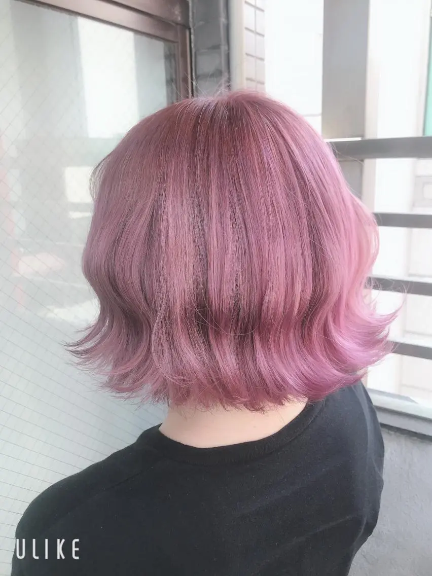 ミディアム カラー カット ヘアカラー 岩谷/ブリーチ 🪽透明感カラーのヘアスタイル