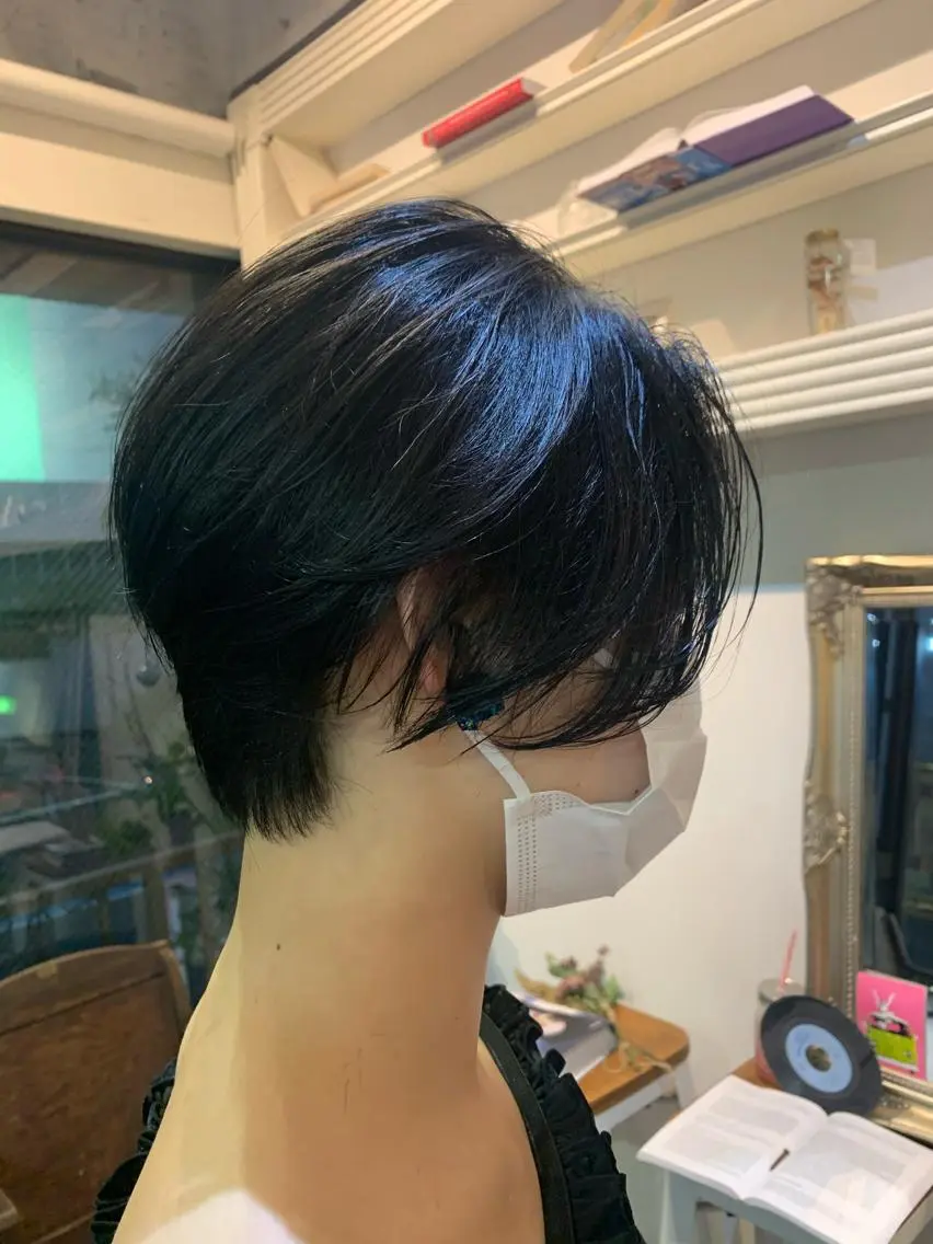 ショート ショートヘア 小顔カット カット ヘアカラー トリートメント ヘッドスパ ヘアセット 大宮/山口 竣也のヘアスタイル