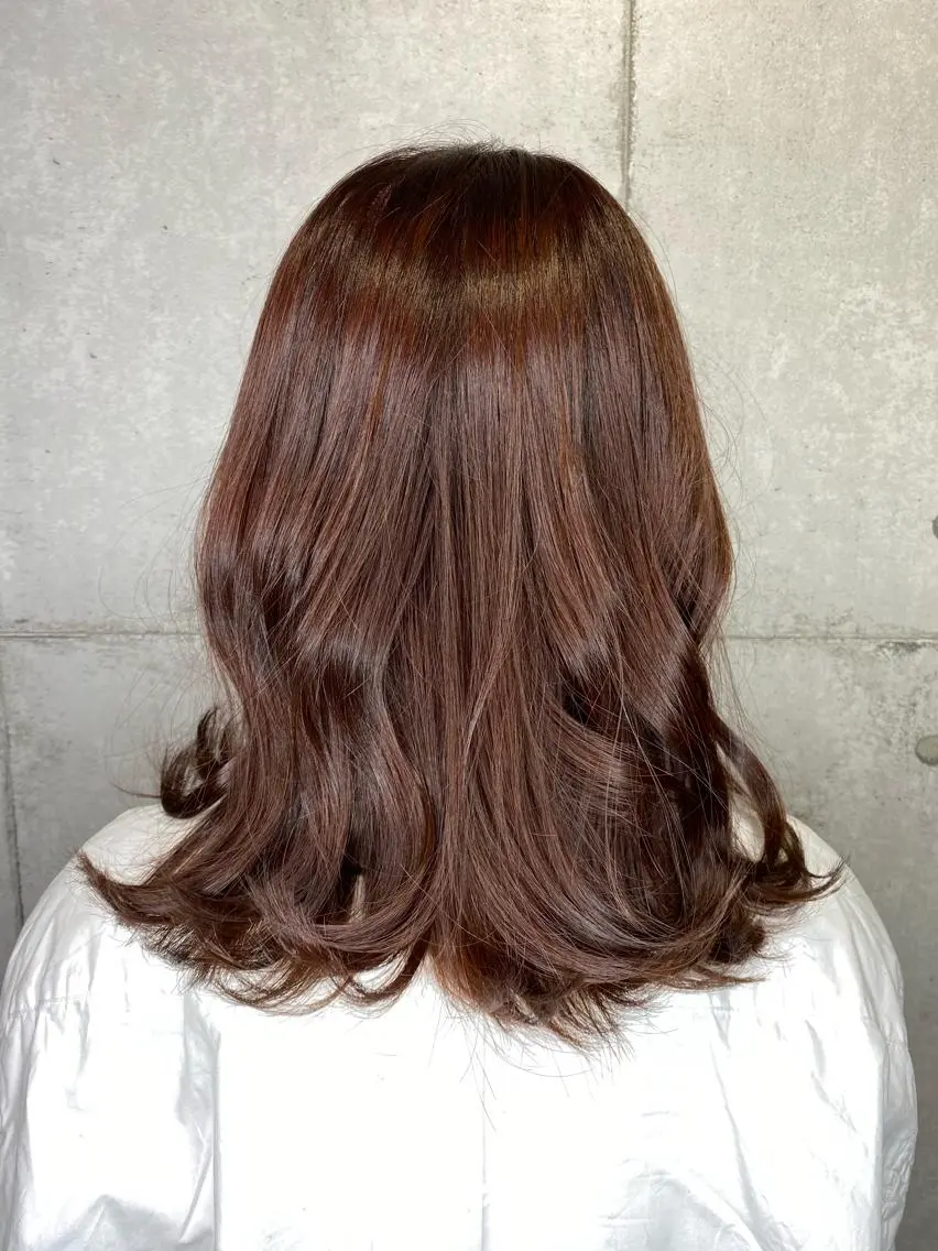 セミロング newi WASHIOのヘアスタイル
