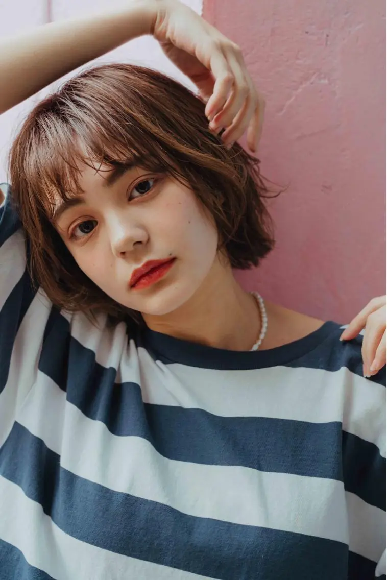 ショート カラー カット ヘアカラー トリートメント ノグチ ナツコのヘアスタイル