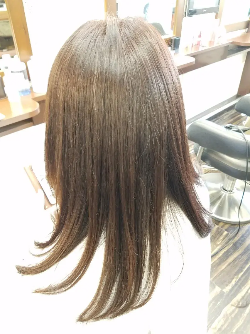 ミディアム 髪質改善 カット パーマ 大熊 智也のヘアスタイル