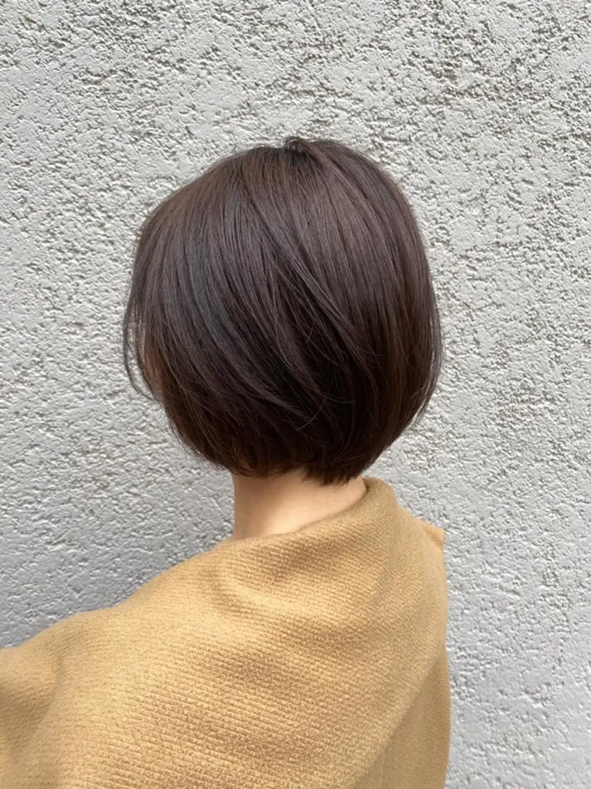 ショート カラー ショートヘア カット ヘアカラー 透明感カラー🌿 グレージュ🐺陽介のヘアスタイル