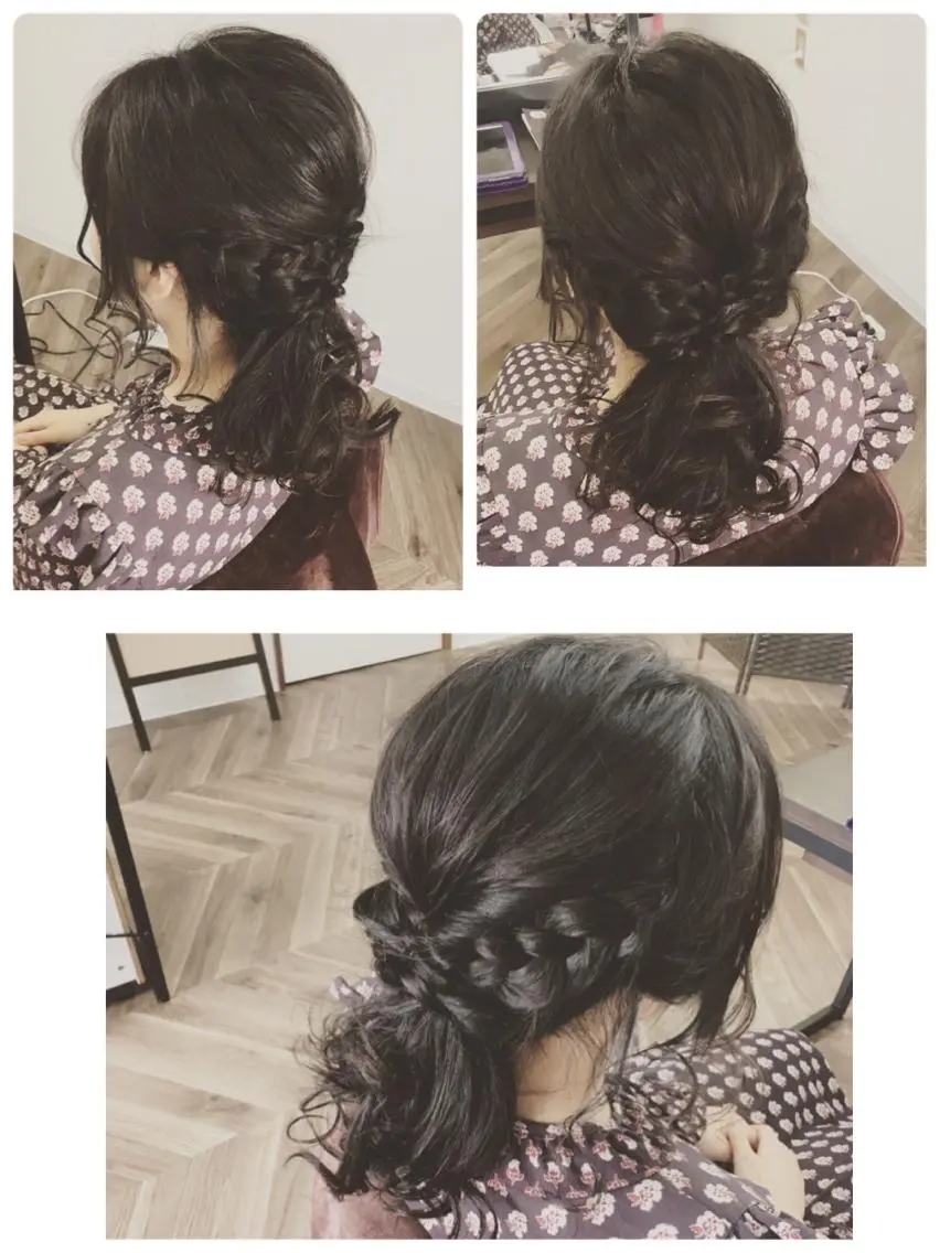 ヘアアレンジ ヘアセット 中原 梨沙のヘアスタイル