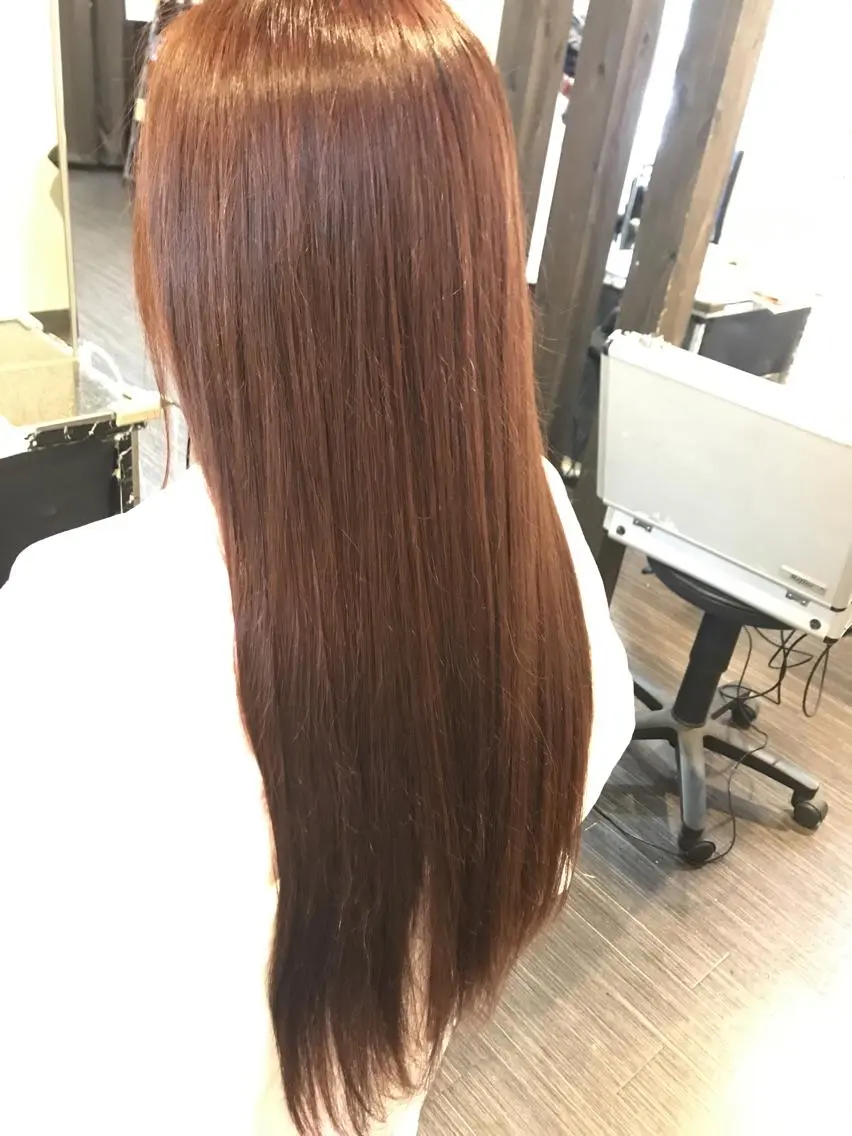 ロング カラー 中本 愛理のヘアスタイル