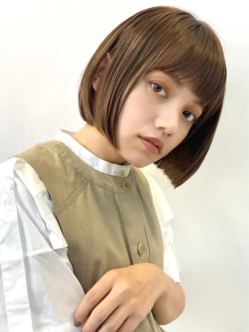 ショート カラー ヘアアレンジ KONOMI スタイリストのヘアスタイル