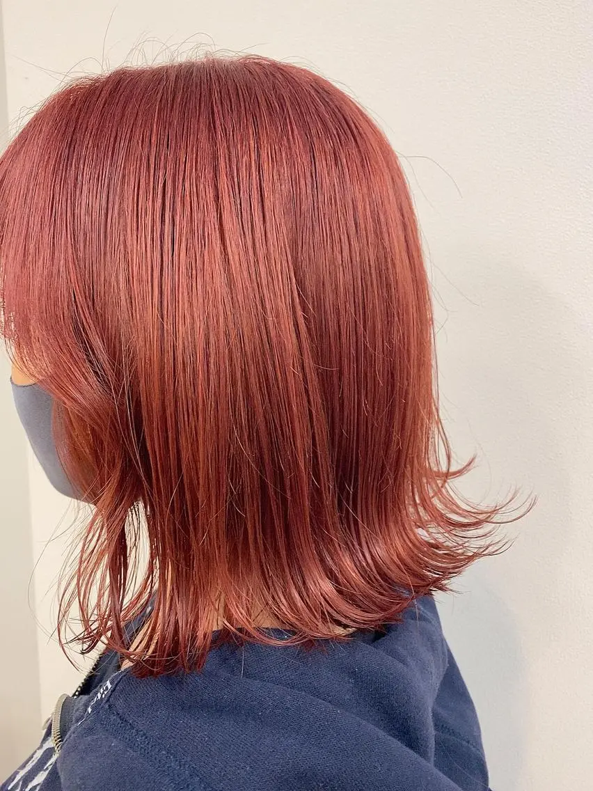 ミディアム カラー ✨艶髪✨ 奈須晴香のヘアスタイル