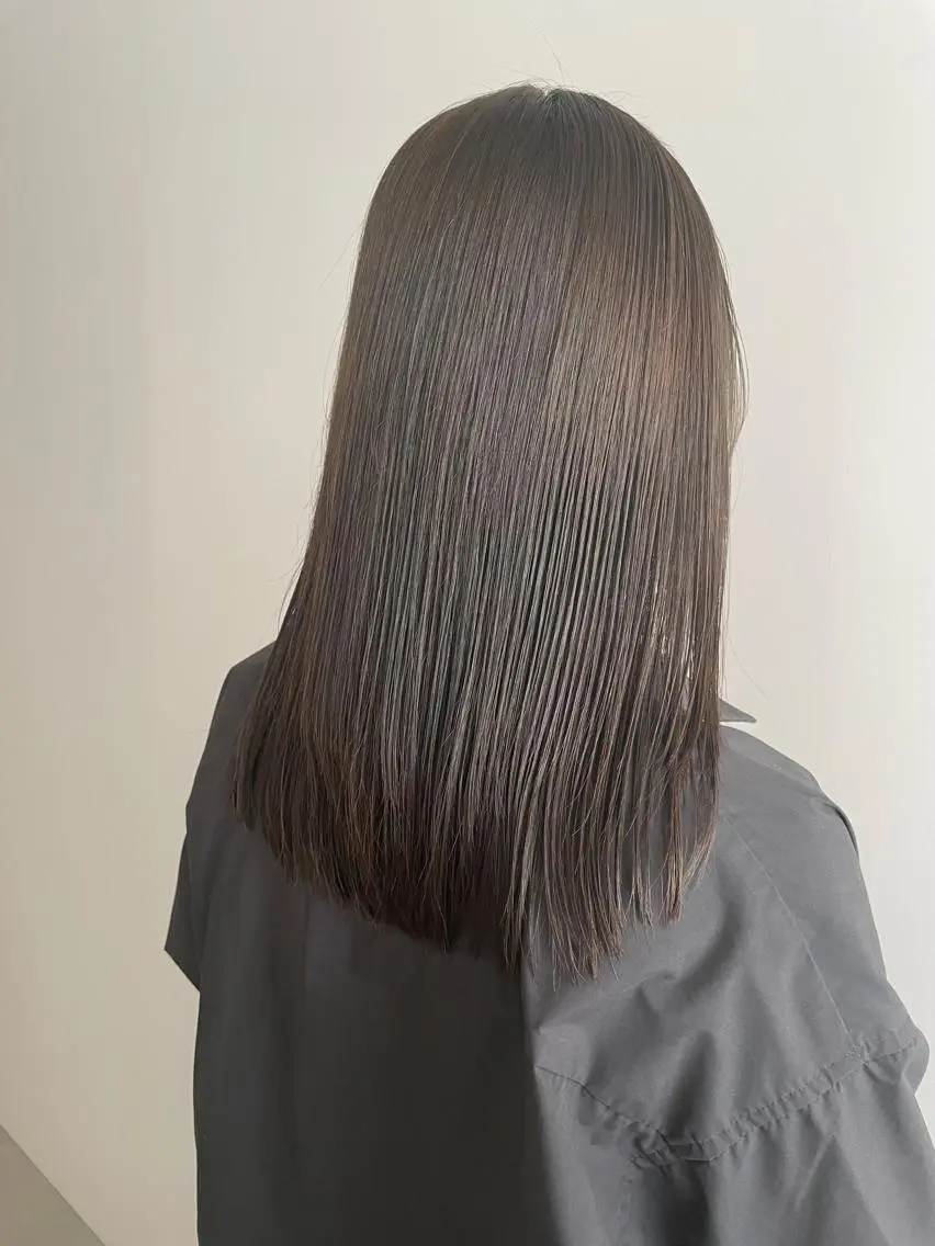 ミディアム カラー 透明感カラー ROUTE KOUTAのヘアスタイル