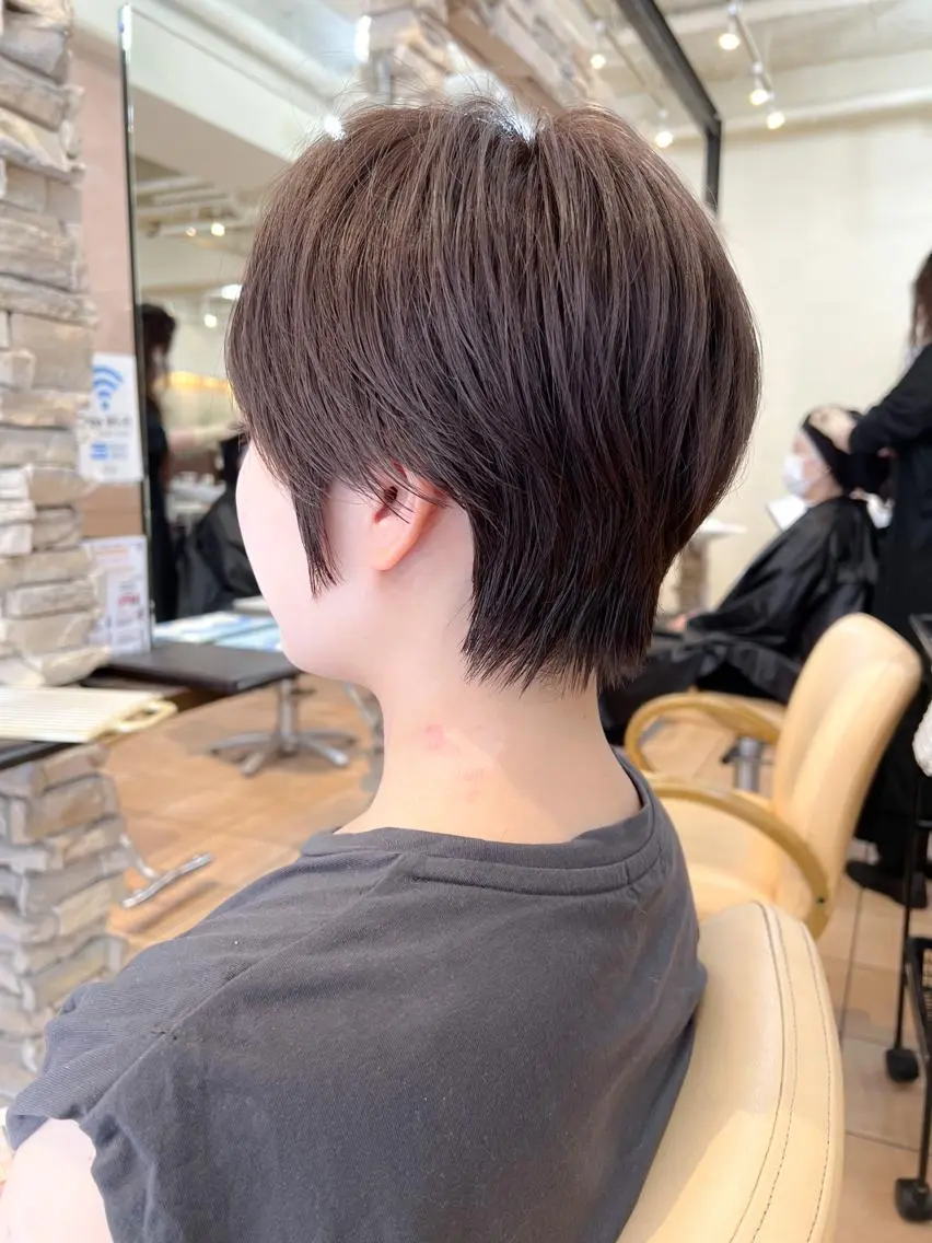ショート 髪質改善ストレート ⚡️下ノ村柊斗⚡️のヘアスタイル