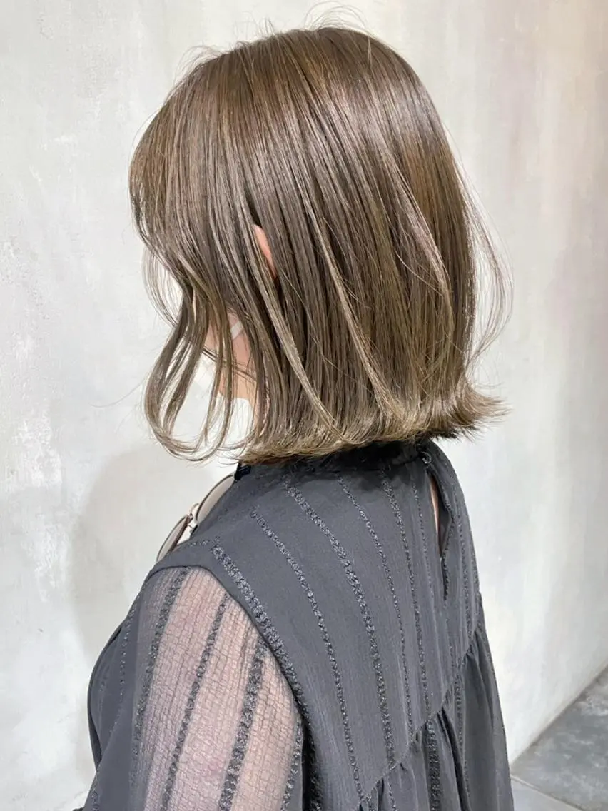 カラー ヘアアレンジ パーマ グレージュ カット ヘアカラー トリートメント ITbyALBUM 浦和店のヘアスタイル