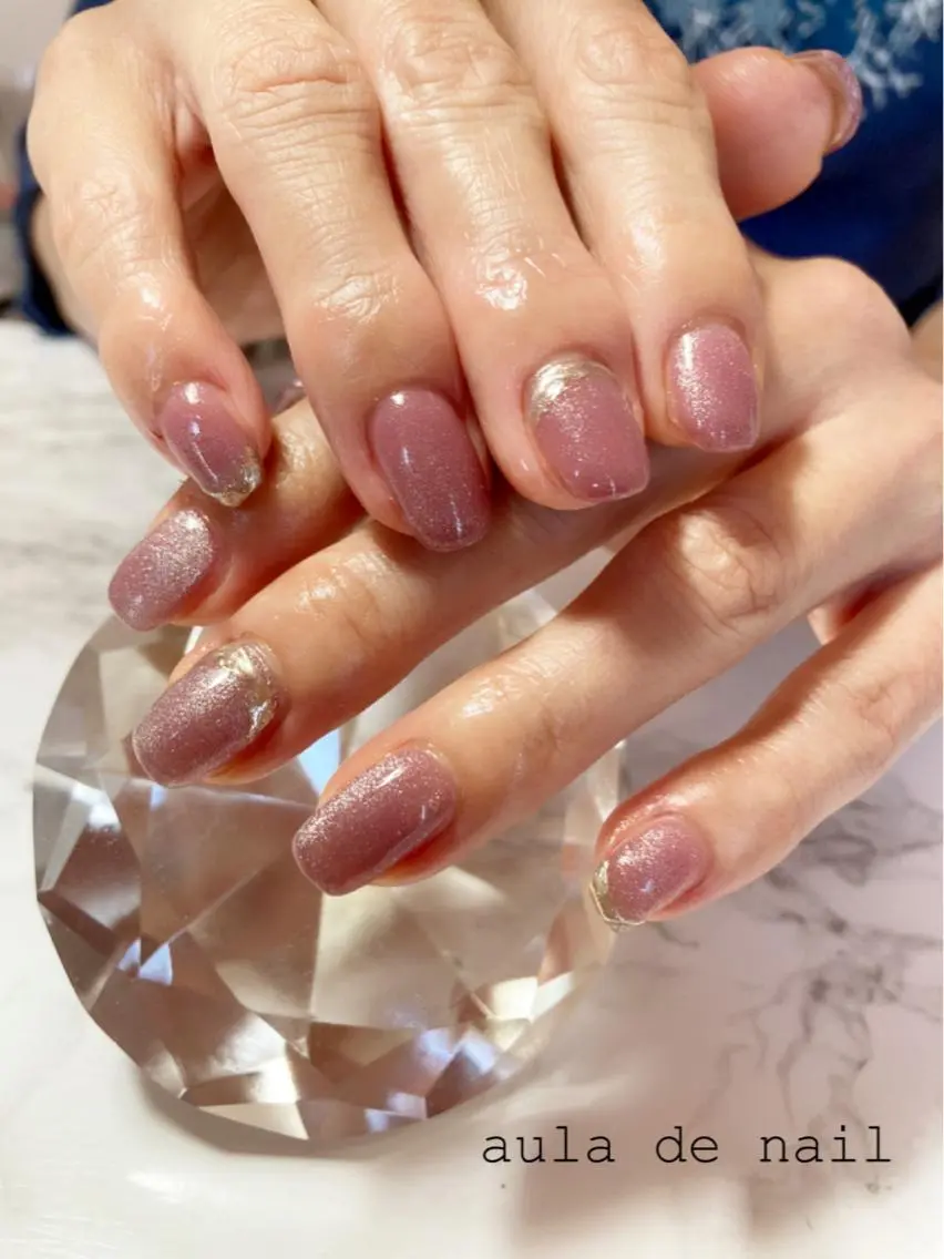 ネイル マグネットネイル ハンドネイル auladenail アウラデネイルのネイルデザイン