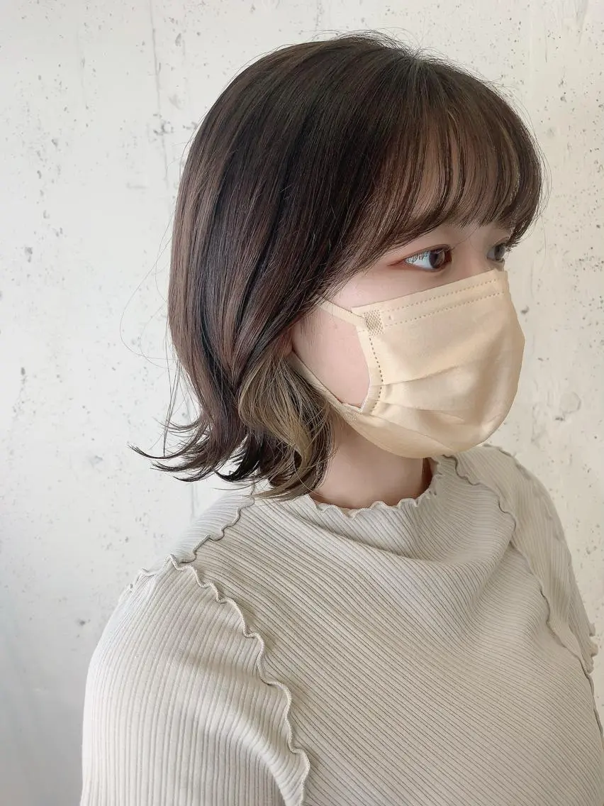 ショート カラー 透明感ハイトーン🦄 キラ🌈のヘアスタイル