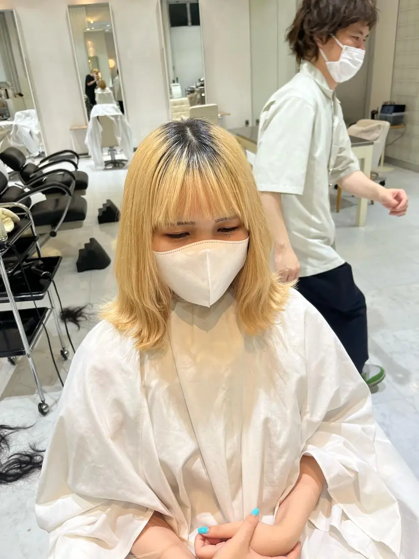 ミディアム ボブ レイヤーカット カットモデル募集 コンドウ ユウヤのヘアスタイル