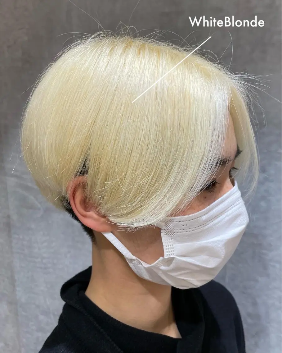 ショート カラー 髪質改善カラー💎 オオネヨシナリのヘアスタイル