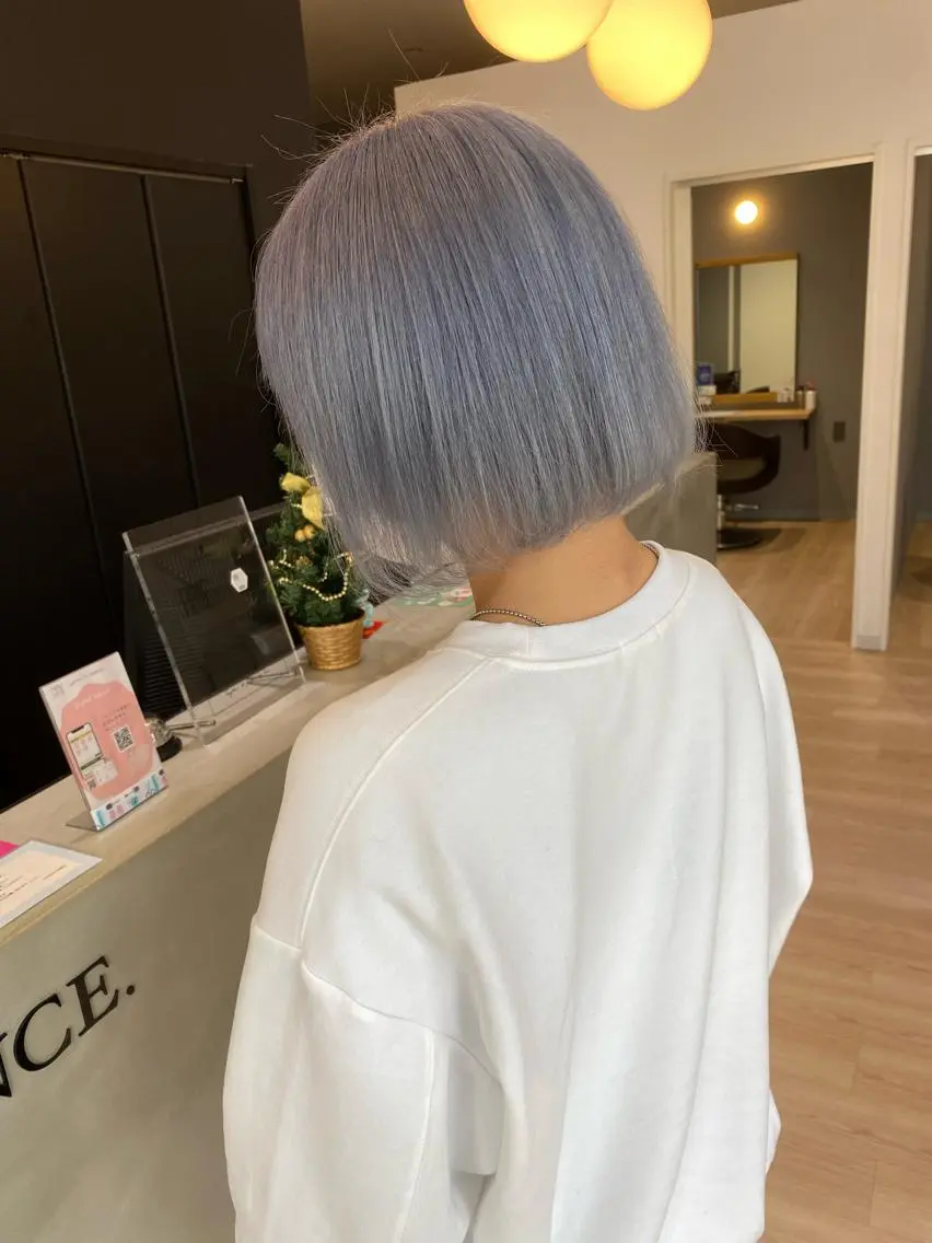 ミディアム カラー 鍵谷 公宏のヘアスタイル