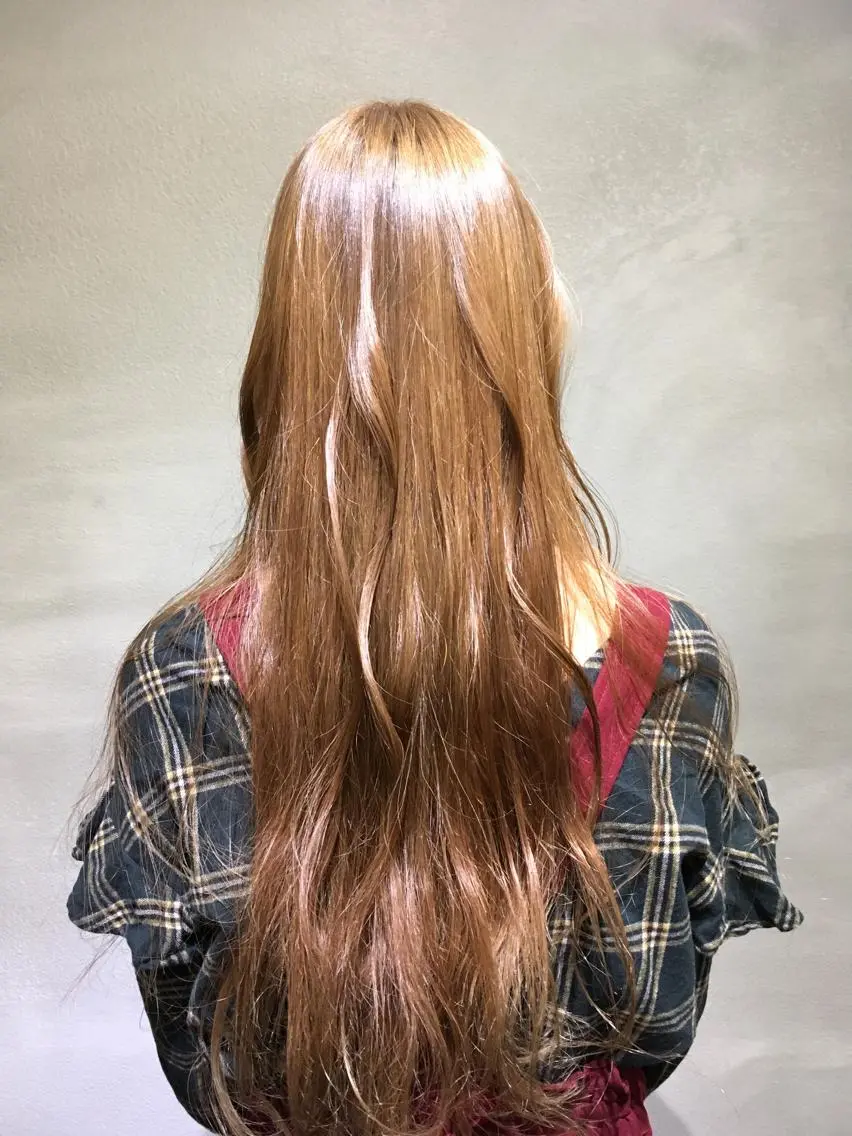 ロング カラー ヘアカラー くまがい みゆ【edge.】のヘアスタイル