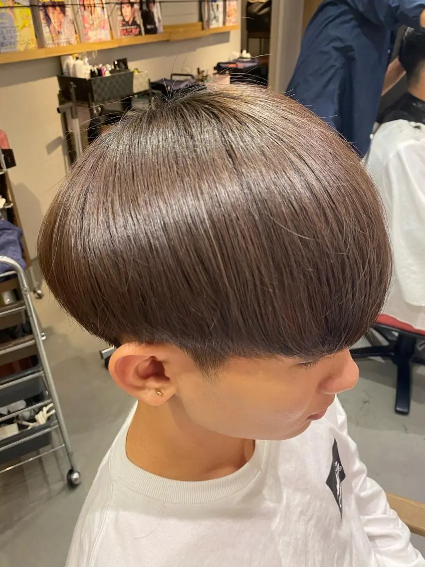 ショート メンズ カット 縮毛矯正 梅田茶屋町メンズ 専門美容師 山元一平のヘアスタイル