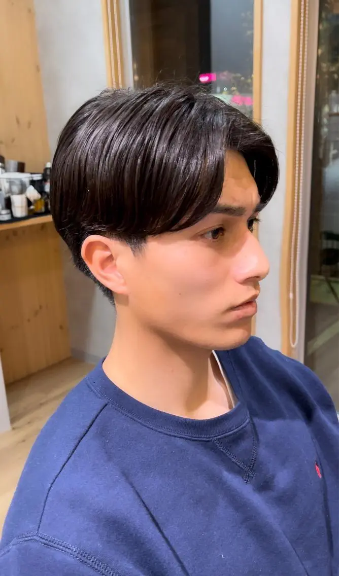 ショート パーマ メンズ メンズパーマ ニュアンスパーマ マスダ ヤスノリのヘアスタイル